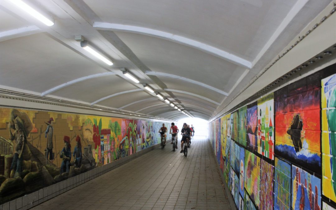 SRO’s 10th Anniversary Mural at Coleman Underpass